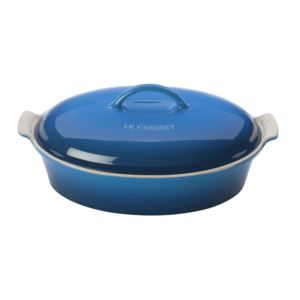 4qt+Heritage+Stoneware+Covered+Oval+Casserole+Marseille