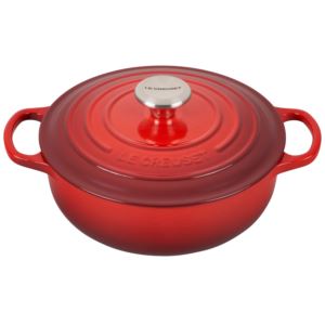 3.5qt+Signature+Cast+Iron+Sauteuse+Oven+Cerise