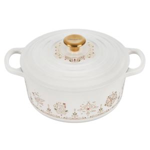 Noel+Collection+3.5qt+Signature+Cast+Iron+Round+Dutch+Oven+White