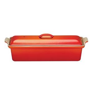 1.5qt+Heritage+Cast+Iron+Pate+Terrine+Flame