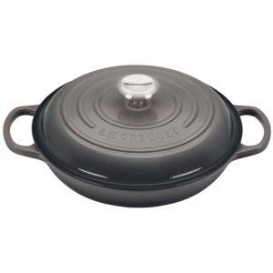 2.25qt+Signature+Cast+Iron+Braiser+Oyster