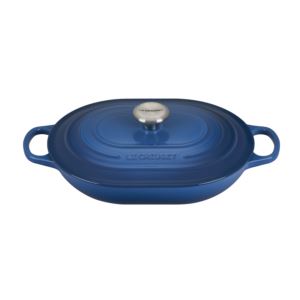 3.75qt+Signature+Cast+Iron+Oval+Braiser+Marseille