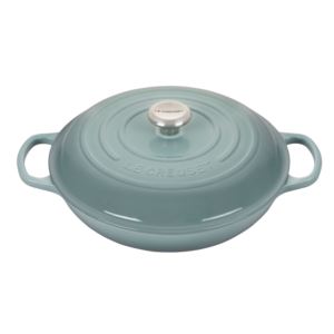 3.5qt+Signature+Cast+Iron+Braiser+Sea+Salt