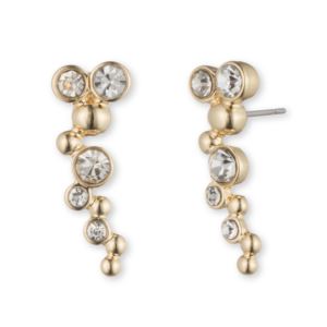 Rhinestone+Crawler+Earrings