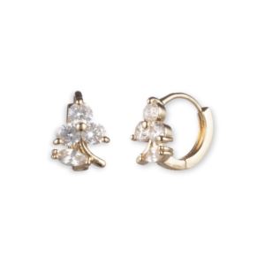 Crystal+Hoop+Earrings