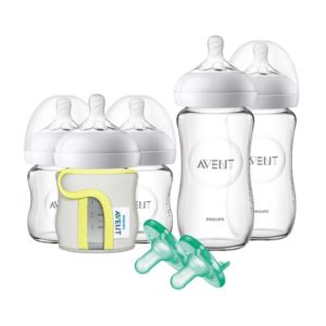 Natural+Glass+Newborn+Baby+Starter+Bottle+Set