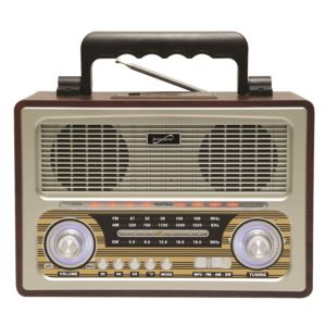 Vintage+Retro+3-Band+Bluetooth+Radio+Speaker