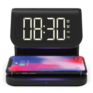 UV+Sterilizer+Wireless+Charger+%26+Alarm+Clock