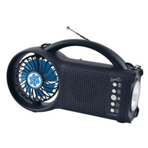 Emergency+Solar+Power+Bluetooth+Speaker+w%2F+FM+Radio+LED+%26+Fan