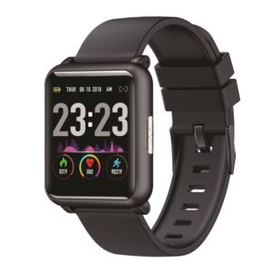 ECG+%2B+PPG+Smart+Sports+Watch+Black+Sport