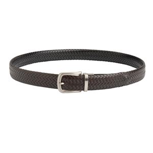 Nautica+Reversible+Leather+Braid+Belt+Size+44