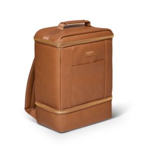 Luxe+Dual+Compartment+Backpack+Cooler+Cognac