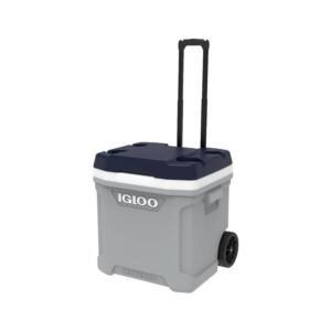 MaxCold+Latitude+60qt+Roller+Cooler+Ash+Gray%2FAgean+Sea