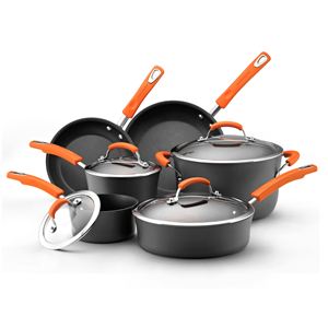 10+Pc.+Hard+Anodized+II+Cookware+Set