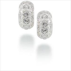 Carolee+Petite+Pave+Hoop+Earrings