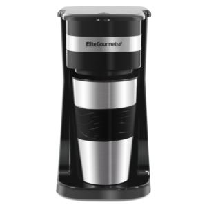 Gourmet+1+Cup+Single+Serve+Coffeemaker+w%2F+Travel+Mug