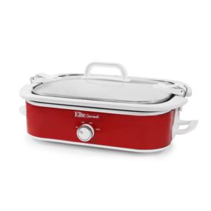 3.5qt+Casserole+Slow+Cooker+w%2F+Locking+Lid+Red