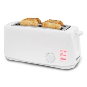 Cuisine+4+Slice+Cool+Long+Toaster+White