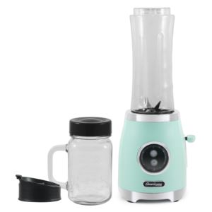 Retro+Personal+Blender+w%2F+Sports+Bottle+Mint