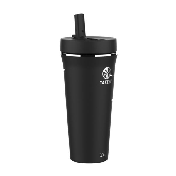 Takeya Leak Proof Insulated Straw Tumbler 24ozBlack