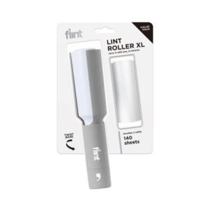 Flint+Plus+Lint+Roller+-+Refillable+in+Light+Grey
