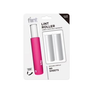 Flint+Classic+Retractable+Lint+Roller+Value+Pack+in+Pink