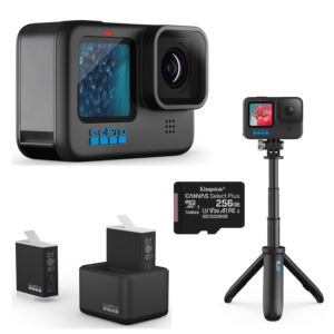Go+Pro+Hero+11%2C+includes+extra+batteries%2C+Tripod+and+256GB