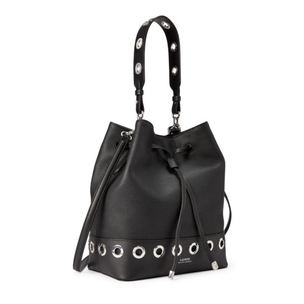 Leather Debby Drawstring Bag
