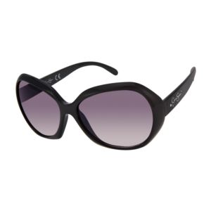 Oversized+Oval+Sunglasses+-+Black