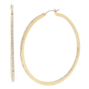 Pave+Hoop+Earrings+in+Gold