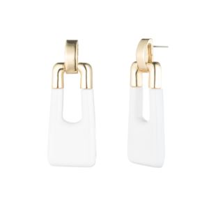 White%2FGold+Doorknocker+Earrings