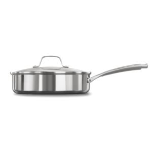 Classic+Stainless+Steel+3qt+Saute+Pan+w%2F+Lid