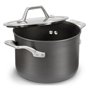 Signature+Hard-Anodized+Nonstick+4qt+Soup+Pot+w%2F+Cover