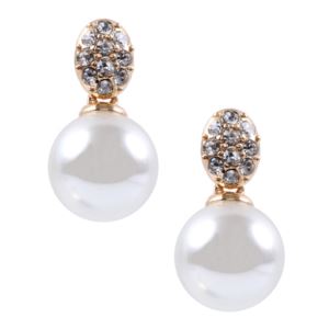 Pave+and+Pearl+Drop+Earrings
