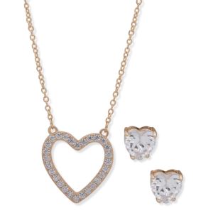 Heart+Pendant+and+Earring+Set