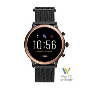 Ladies+Q+Julianna+HR+Black+Mesh+Gen+5+Smartwatch