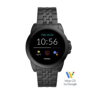 Mens+Gen+5E+All+Black+Stainless+Steel+Smartwatch