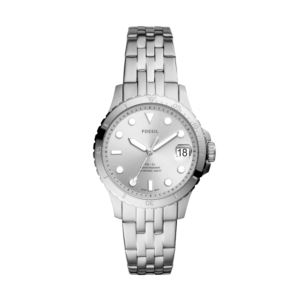 Ladies+FB-01+Three+Hands+Silver-Tone+Watch+Silver+Dial