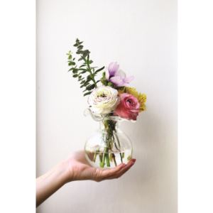 Hibiscus+Glass+Bud+Vase