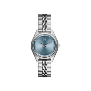 Ladies+Rise+Mini+Aqua+Stainles+Steel+Watch+Blue+Dial