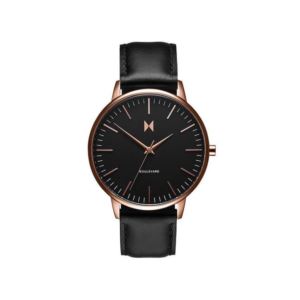 Ladies+Boulevard+Santa+Monica+Black+Leather+Watch+Black+Dial