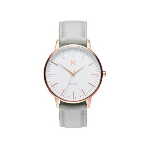 Ladies+Boulevard+Beverly+Rose+Gold+%26+Gray+Leather+Strap+Watch+White+Dial