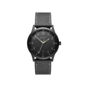Mens+Field+Trek+Dark+Gray+Canvas+Strap+Dark+Gray+Dial