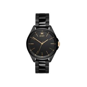 Ladies+Coronada+Vipress+Black+Ion-Plated+Watch+Black+Dial
