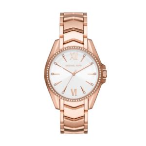 Ladies+Whitney+Rose+Gold-Tone+Crystal+Accent+Watch+White+Dial