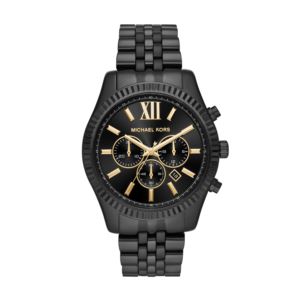 Mens+Lexington+Blk+Ion-Plated+Stainless+Stl+Watch+Blk+Dial