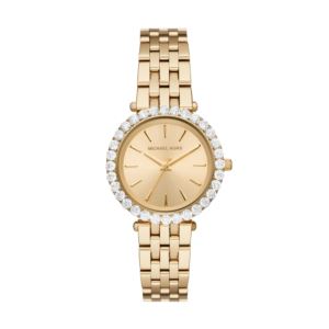 Ladies+Darci+Crystal+Pave+Gold-Tone+Watch+Gold+Dial