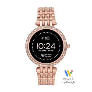 Ladies+Darci+Gen+5+Rose+Gold+Pave+Stainless+Steel+Smartwatch