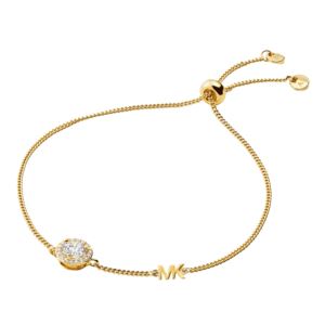 Precious+Metal+Pave+Sterling+Silver+Slider+Bracelet+Gold