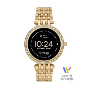 Ladies+Darci+Gen+5E+Gold+Crystal+Smartwatch+Gold+Stainless+Steel